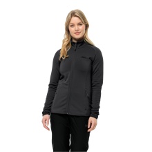 Jack Wolfskin Fleecejacke Baiselberg (elastisch, schnelltrocknend, atmungsaktiv) schwarz Damen