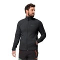 Jack Wolfskin Fleecejacke Baiselberg (elastisch, schnelltrocknend, atmungsaktiv) phantomgrau Herren