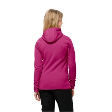 Jack Wolfskin Fleecejacke Baiselberg Hooded Full Zip (Kapuze, elastisch, schnelltrocknend) magenta Damen