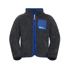 Jack Wolfskin Fleecejacke Gleely (weich, warm, atmungsaktiv) phantomgrau Kinder