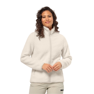 Jack Wolfskin Fleecejacke High Curl (Sherpafleece, warm, atmungsaktiv) beige Damen