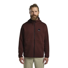 Jack Wolfskin Fleecejacke Mogari Hooded Full Zip (atmungsaktiv, Recyclingpolyester) braun Herren