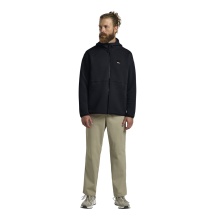 Jack Wolfskin Fleecejacke Mogari Hooded Full Zip (atmungsaktiv, Recyclingpolyester) navyblau Herren