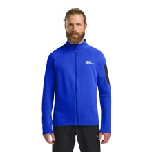 Jack Wolfskin Fleecejacke Prelight Full Zip (schnelltrocknend, atmungsaktiv) blau Herren