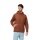 Jack Wolfskin Fleecejacke Tannenspur Hooded (Kapuze, schnelltrocknend, atmungsaktiv) braun Herren