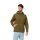 Jack Wolfskin Fleecejacke Tannenspur Hooded (Kapuze, schnelltrocknend, atmungsaktiv) olivegrün Herren