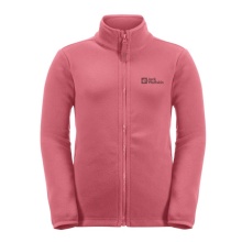 Jack Wolfskin Fleecejacke Taunus (schnelltrocknend, atmungsaktiv) pink Kinder