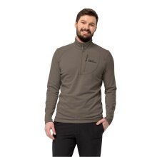 Jack Wolfskin Fleecepullover Kolbenberg Half-Zip (hochelastisch) braun Herren