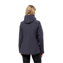 Jack Wolfskin Ganzjahresjacke Luntal 3in1 (wasser- winddicht, mit Fleece-Innenjacke) graphitegrau Damen