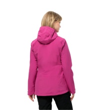 Jack Wolfskin Ganzjahresjacke Moonrise 3in1 (wasser- winddicht, mit Fleece-Innenjacke) magenta Damen