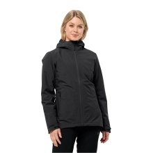 Jack Wolfskin Ganzjahresjacke Moonrise 3in1 (wasser-/winddicht, mit Fleece-Innenjacke) schwarz Damen