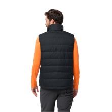 Jack Wolfskin Isolationsweste Ather Down Vest (winddicht, wasserabweisend) phantomgrau Herren