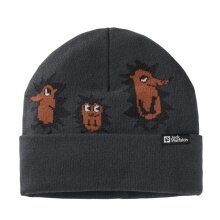 Jack Wolfskin Mütze (Beanie) Gleely - phantomgrau Kinder