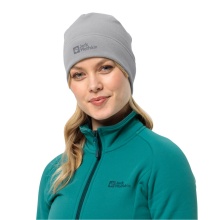 Jack Wolfskin Mütze (Beanie) Real Stuff - hellgrau Damen