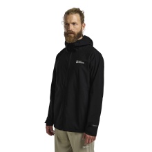 Jack Wolfskin Regenjacke Prelight 2.5 Lagen LT (leicht, wasserdicht, atmungsaktiv) schwarz Herren