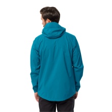 Jack Wolfskin Wanderjacke-/Regenjacke Elsberg 2.5L (sehr atmungsaktiv, wasserdicht, winddicht) everestblau Herren