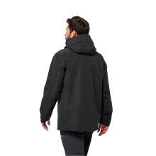 Jack Wolfskin Regenjacke Fernblick 2-Lagen (Wetterschutzjacke, wasserdicht, winddicht) schwarz Herren