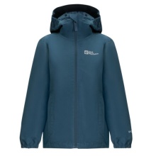 Jack Wolfskin Regenjacke Flaze Texapore (winddicht, wasserdicht und leicht) darkblau Kinder