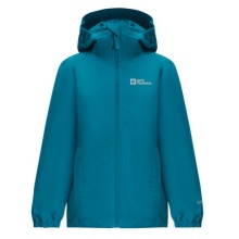 Jack Wolfskin Regenjacke Flaze Texapore (winddicht, wasserdicht und leicht) everestblau Kinder