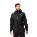 Jack Wolfskin Wanderjacke-/Regenjacke Highest Peak 3-Lagen (wasserdicht, winddicht, atmungsaktiv) schwarz Herren