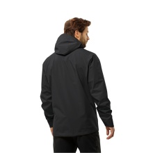 Jack Wolfskin Wanderjacke-/Regenjacke Highest Peak 3-Lagen (wasserdicht, winddicht, atmungsaktiv) schwarz Herren