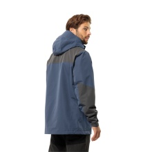 Jack Wolfskin Wanderjacke-/Regenjacke Jasper 2-Lagen (Wetterschutzjacke, wasserdicht, winddicht) skyblau Herren