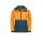 Jack Wolfskin Regenjacke Rainy Days (atmungsaktiv, winddicht, wasserdicht) orange Kinder