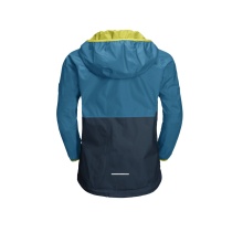 Jack Wolfskin Regenjacke Rainy Days (atmungsaktiv, winddicht, wasserdicht) everestblau Kinder