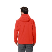 Jack Wolfskin Regenjacke Robury 2-Lagen (Wetterschutzjacke, wasser-/ winddicht) rot Herren