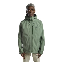 Jack Wolfskin Regenjacke Tempest 2-Lagen (Wetterschutzjacke, wasserdicht) eucalyptusgrün Herren