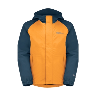 Jack Wolfskin Regenjacke Tucan (leicht, winddicht, wasserdicht) orange Kinder