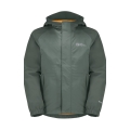 Jack Wolfskin Regenjacke Tucan (leicht, winddicht, wasserdicht) hedgegrün Kinder