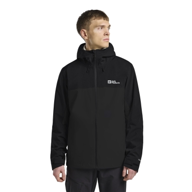 Jack Wolfskin Regenjacke Weiltal 2-Lagen (leicht, wasserdicht, atmungsaktiv) 2025 phantomgrau Herren