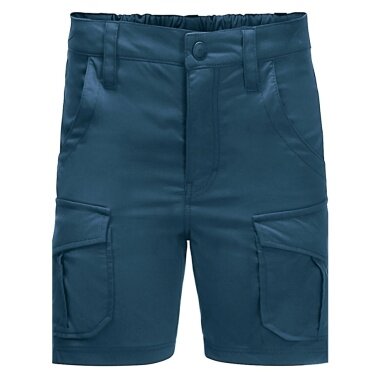 Jack Wolfskin Freizeit-Reisehose Treasure Hunter Short (leicht, robust und elastisch) kurz dunkelblau Kinder