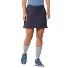 Jack Wolfskin Wander-Rock Hiking Alpine Skort (mit Innenhose, elastisch, atmungsaktiv) graphitegrau Damen