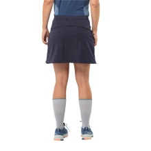 Jack Wolfskin Wander-Rock Hiking Alpine Skort (mit Innenhose, elastisch, atmungsaktiv) graphitegrau Damen