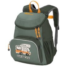 Jack Wolfskin Rucksack Little Joe (PFC-frei, ab 2 Jahre, 11 Liter) Kleinkinder hedgegrün