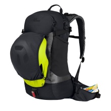 Jack Wolfskin Fahrrad-/ Multisportrucksack Phantasy (Helmfixierung, Tragesystem) schwarz 20 Liter