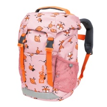 Jack Wolfskin Kinder-Wanderrucksack Smileyworld Waldspieler (für Kinder ab 6 Jahren) pink/orange 16 Liter