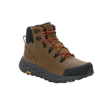 Jack Wolfskin Wanderschuhe Terraquest X Texapore Mid (wasserdicht und atmungsaktiv) dunkelbraun Herren