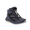 Jack Wolfskin Wanderschuhe Terraventure Texapore MID (wasserdicht, atmungsaktiv) grau/blau Damen