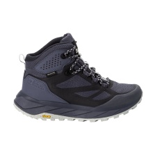 Jack Wolfskin Wanderschuhe Terraventure Texapore MID (wasserdicht, atmungsaktiv) grau/blau Damen