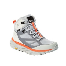 Jack Wolfskin Wanderschuhe Terraventure Texapore MID (wasserdicht, atmungsaktiv) silbergrau Damen