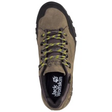 Jack Wolfskin Wanderschuhe Rebellion Texapore Low (Trekking, Nubukleder, wasserdicht) khakibraun/phantom Herren