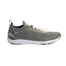 Jack Wolfskin Sneaker Spirit Knit Low (Alltagschuhe, leicht und flexible Sohle) khaki/grau Herren