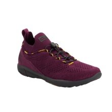 Jack Wolfskin Sneaker Spirit Knit Low (Alltagschuhe, leicht und flexible Sohle) weinrot Damen