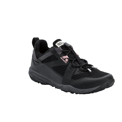 Jack Wolfskin Sneaker Spirit Low (Multifunktionsschuhe, leicht und atmungsaktiv) schwarz Damen