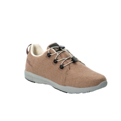 Jack Wolfskin Sneaker Spirit Wool Low (leichte, flexible Sohle) rosa Damen