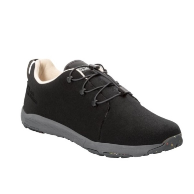 Jack Wolfskin Sneaker Spirit Wool Low (leichte, flexible Sohle) phantomgrau Herren