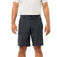 Jack Wolfskin Softshell-Wanderhose Active Track Shorts (elastisch, leicht) kurz phantomgrau Herren